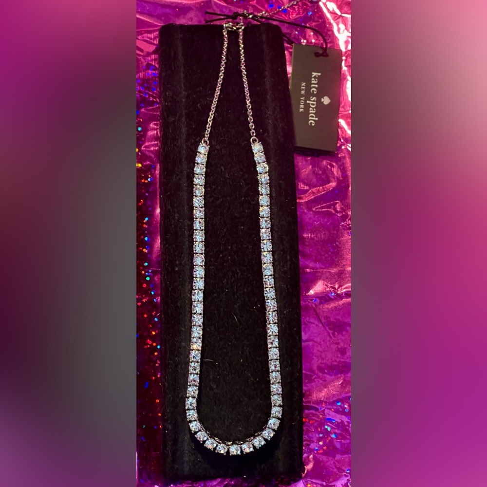 Kate Spade New York Clear Cubic Zirconia Tennis Necklace